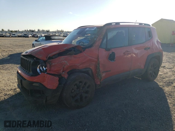 2017 Jeep Renegade Altitude with VIN ZACCJABH5HPG29889, listed as a Copart auction lot 77868264 with 97,397 mi miles and Salvage title. Bid and sale history available at DreamBid. Image 1.