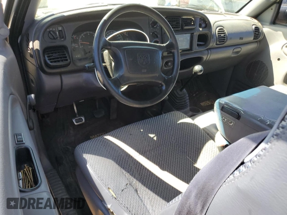 2001 Dodge 1500 with VIN 3B7HF13Y51G748524, listed as a Copart auction lot 55310895 with 199,618 mi miles and Salvage Title. Bid and sale history available at DreamBid. Image 8.