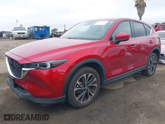 2022 Mazda CX-5 2.5 S Premium Package with VIN JM3KFBDM2N0648342, listed as a IAAI auction lot 41922217 with 31,520 mi miles. Bid and sale history available at carsss.com. Image 2.
