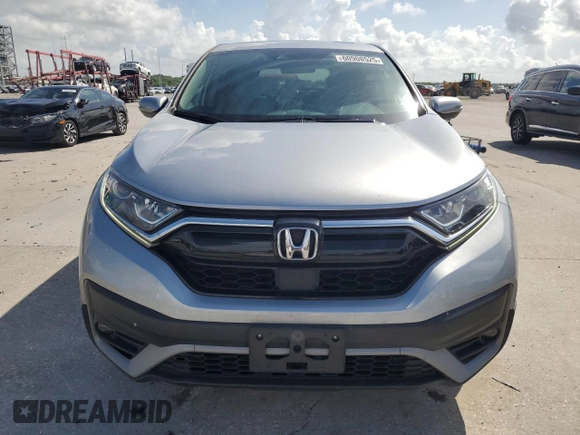 2020 Honda CR-V EX with VIN 7FARW1H56LE006181, listed as a Copart auction lot 60908525 with 60,614 mi miles and Salvage title. Bid and sale history available at DreamBid. Image 5.