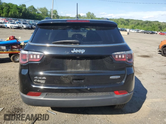 2019 Jeep Compass Latitude z VIN 3C4NJDBB5KT776588, wystawiony jako Copart lot #63143405 z przebiegiem 55 359 mil mil oraz Szkoda całkowita • Salvage title. Historia ofert i sprzedaży dostępna na DreamBid. Obrazek 6.