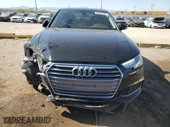 2019 Audi A4 Premium with VIN WAUGMAF44KN005370, listed as a Copart auction lot 56368725 with 87,007 mi miles and Salvage title. Bid and sale history available at DreamBid. Image 5.