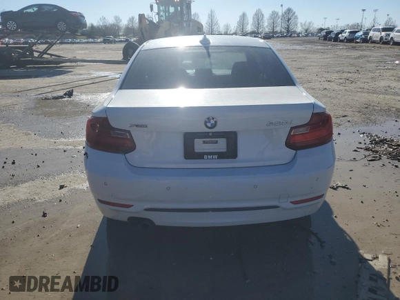 2016 BMW 2 Series 228i xDrive with VIN WBA1G9C55GV599175, listed as a Copart auction lot 44058195 with 106,544 mi miles and Salvage title. Bid and sale history available at DreamBid. Image 6.