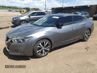 2018 Nissan Maxima SV with VIN 1N4AA6AP8JC367220, listed as a Copart auction lot 60564955 with 50,629 mi miles and Salvage title. Bid and sale history available at DreamBid. Image 1.