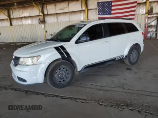2017 Dodge Journey SE with VIN 3C4PDCAB0HT671574, listed as a Copart auction lot 53886655 with 132,663 mi miles and Clean Title. Bid and sale history available at DreamBid. Image 1.