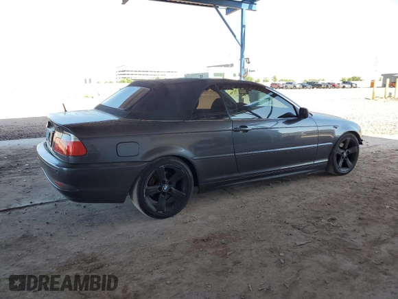 2006 BMW 3 Series 325Ci with VIN WBABW334X6PX84420, listed as a Copart auction lot 61303915 with 147,656 mi miles and Salvage title. Bid and sale history available at DreamBid. Image 3.