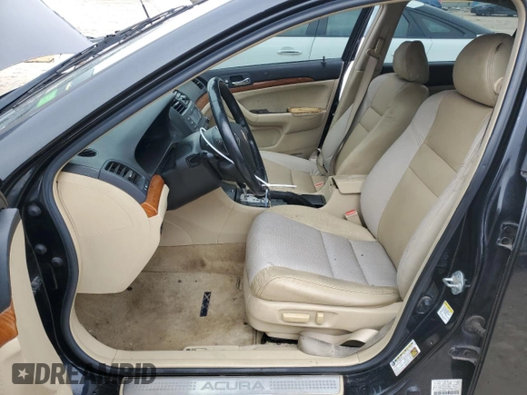 2007 Acura TSX with VIN JH4CL96867C015499, listed as a Copart auction lot 45552355 with 201,481 mi miles and Salvage title. Bid and sale history available at DreamBid. Image 7.