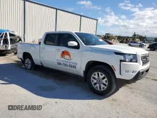 2024 Nissan Frontier SV with VIN 1N6ED1FK2RN657923, listed as a Copart auction lot 84277234 with 9,165 mi miles and Non repairable. Bid and sale history available at DreamBid. Image 4.