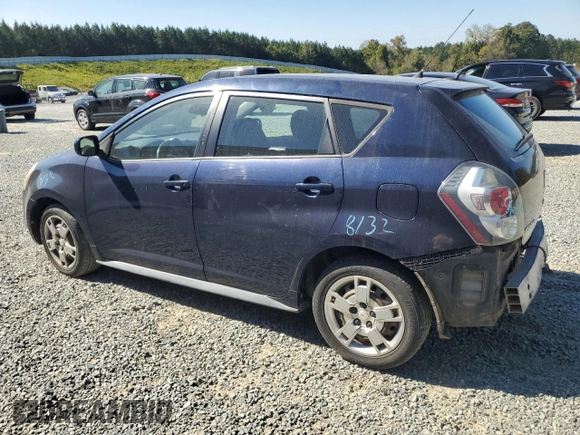2009 Pontiac Vibe w/1SB with VIN 5Y2SP670X9Z457291, listed as a Copart auction lot 76088134 with 212,186 mi miles and Salvage Title. Bid and sale history available at carsss.com. Image 2.
