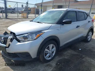 2020 Nissan Kicks S with VIN 3N1CP5BV5LL527783, listed as a IAAI auction lot 41798404 with 53,834 mi miles and . Bid and sale history available at DreamBid. Image 2.