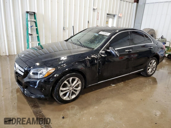 2016 Mercedes-Benz C 300 Luxury with VIN 55SWF4KB0GU104416, listed as a Copart auction lot 44565605 with 82,164 mi miles and Non Repairable. Bid and sale history available at carsss.com. Image 1.