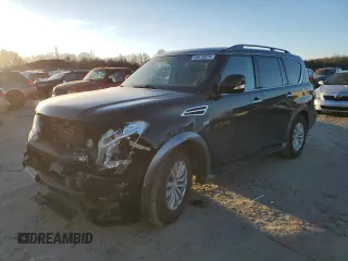 2017 Nissan Armada SL with VIN JN8AY2NC0H9505544, listed as a Copart auction lot 84415874 with Not Provided miles and Salvage Title. Bid and sale history available at carsss.com. Image 1.