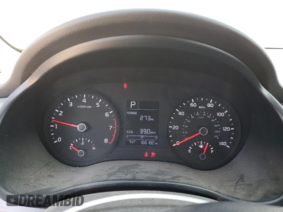 2018 Kia Rio S with VIN 3KPA24AB1JE076261, listed as a Copart auction lot 70074144 with 166,182 mi miles and Salvage Title. Bid and sale history available at DreamBid. Image 9.