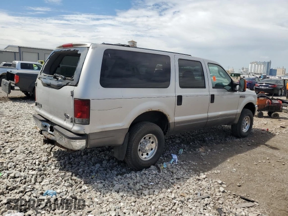 2004 Ford Excursion Special Serv с VIN 1FMNU41L74EA00849, выставлен на аукционе Copart как лот 56391645 с пробегом 258 656 миль миль и Списание • Salvage title. История ставок и продаж доступна на DreamBid. Изображение 3.