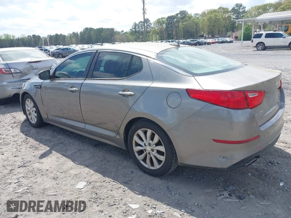 2015 Kia Optima EX with VIN 5XXGN4A78FG359381, listed as a IAAI auction lot 41935073 with 135,298 mi miles. Bid and sale history available at carsss.com. Image 3.