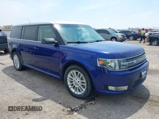 2013 Ford Flex SEL z VIN 2FMHK6C89DBD16868, wystawiony jako IAAI lot #42456303 z przebiegiem 158 810 mil mil oraz . Historia ofert i sprzedaży dostępna na DreamBid. Obrazek 1.