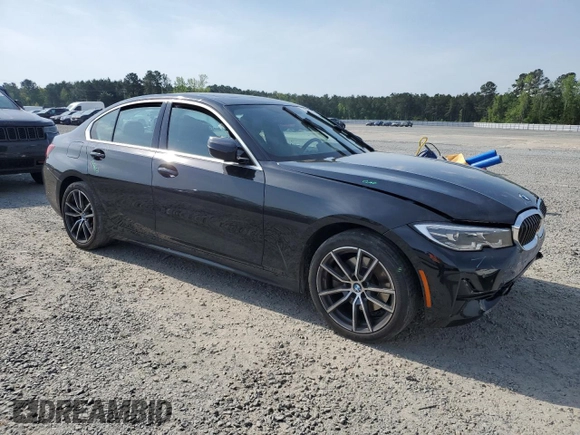2022 BMW 3 Series 330i z VIN 3MW5R1J09N8C24653, wystawiony jako Copart lot #53022275 z przebiegiem Nie podano mil oraz Szkoda całkowita • Salvage title. Historia ofert i sprzedaży dostępna na DreamBid. Obrazek 4.