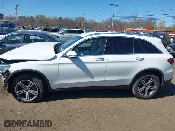 2022 Mercedes-Benz GLC 300 with VIN W1N0G8EB1NV344248, listed as a IAAI auction lot 42059529 with 28,500 mi miles and . Bid and sale history available at DreamBid. Image 14.