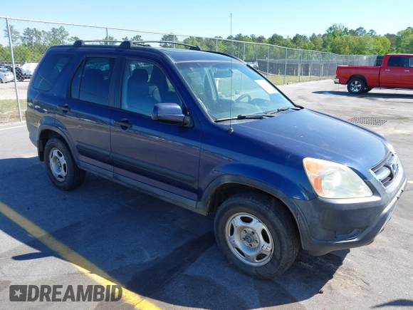 2004 Honda CR-V EX with VIN SHSRD78804U249543, listed as a IAAI auction lot 42040422 with 280,960 mi miles and . Bid and sale history available at carsss.com. Image 1.
