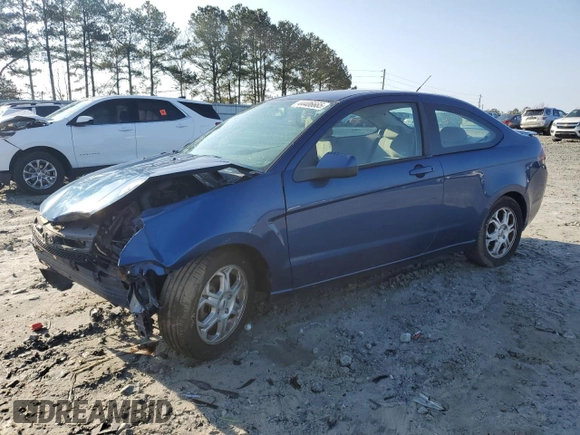 2009 Ford Focus SE with VIN 1FAHP32N69W163258, listed as a Copart auction lot 44406665 with 71,737 mi miles and Salvage Title. Bid and sale history available at carsss.com. Image 1.