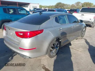 2015 Kia Optima SX Turbo with VIN 5XXGR4A65FG407334, listed as a IAAI auction lot 40743106 with 164,260 mi miles. Bid and sale history available at carsss.com. Image 4.