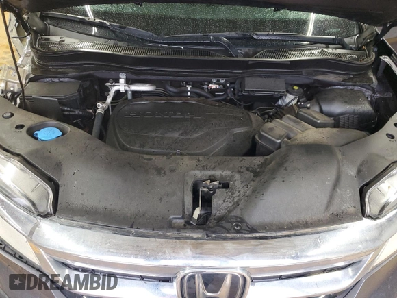 2021 Honda Pilot Elite with VIN 5FNYF6H01MB089206, listed as a Copart auction lot 47975495 with 93,340 mi miles and Salvage Title. Bid and sale history available at DreamBid. Image 14.