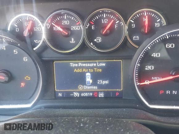 2019 Chevrolet Silverado 1500 with VIN 1GCVYEEDXKZ343887, listed as a IAAI auction lot 41319530 with 60,819 mi miles and . Bid and sale history available at DreamBid. Image 15.