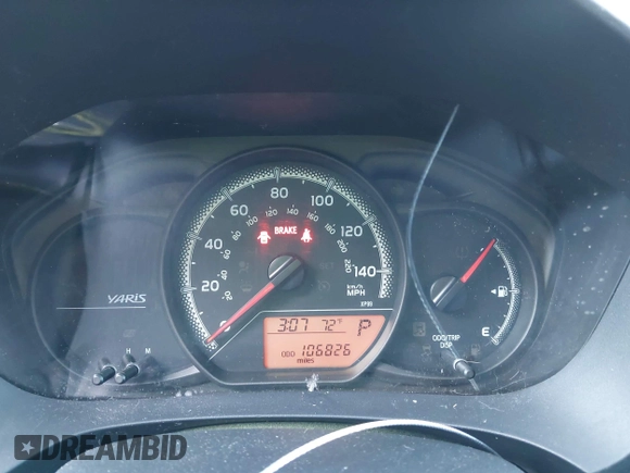 2015 Toyota Yaris L with VIN VNKKTUD32FA030980, listed as a IAAI auction lot 41655132 with 106,826 mi miles and . Bid and sale history available at carsss.com. Image 7.