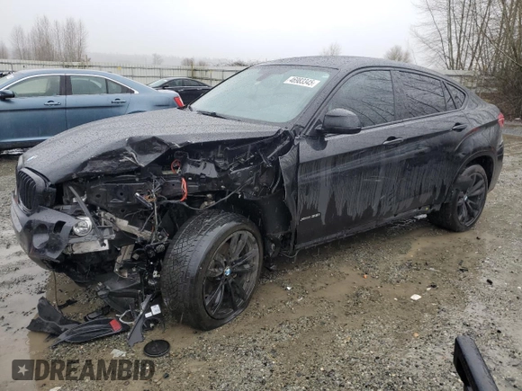 2016 BMW X6 xDrive35i z VIN 5UXKU2C56G0N80105, wystawiony jako Copart lot #46983345 z przebiegiem 99 913 mil mil oraz Szkoda całkowita • Salvage title. Historia ofert i sprzedaży dostępna na DreamBid. Obrazek 1.