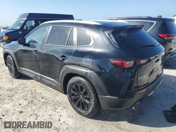 2025 Mazda CX-50 S Select with VIN 7MMVABAM0SN300739, listed as a Copart auction lot 77063434 with 3,042 mi miles and Salvage Title. Bid and sale history available at DreamBid. Image 2.