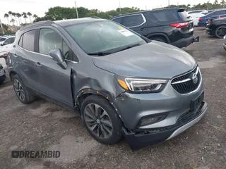 2019 Buick Encore Essence with VIN KL4CJCSM5KB835265, listed as a IAAI auction lot 41096722 with 98,859 mi miles. Bid and sale history available at carsss.com. Image 1.