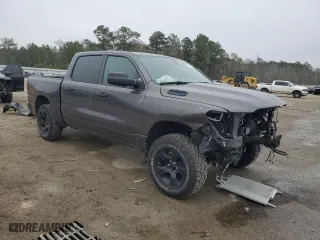 2024 Ram 1500 Tradesman with VIN 1C6SRFGT3RN177618, listed as a Copart auction lot 44201155 with 6,651 mi miles and Salvage Title. Bid and sale history available at carsss.com. Image 4.