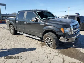 2013 Ford F-150 XL with VIN 1FTFW1EF9DKG29309, listed as a Copart auction lot 46171155 with 136,283 mi miles and Salvage title. Bid and sale history available at DreamBid. Image 4.
