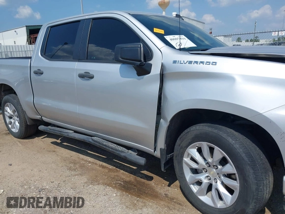 2020 Chevrolet Silverado 1500 Custom with VIN 3GCPWBEH6LG340504, listed as a IAAI auction lot 40007894 with 49,725 mi miles. Bid and sale history available at carsss.com. Image 19.