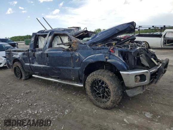 2013 Ford F-250 XL with VIN 1FT7W2B6XDEA57356, listed as a Copart auction lot 55127325 with Not provided miles and Salvage title. Bid and sale history available at DreamBid. Image 4.