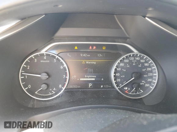 2016 Nissan Murano S with VIN 5N1AZ2MH8GN122930, listed as a Copart auction lot 54354065 with 138,782 mi miles and Salvage title. Bid and sale history available at DreamBid. Image 9.