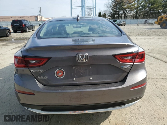 2019 Honda Insight Touring with VIN 19XZE4F9XKE011331, listed as a Copart auction lot 51068605 with 129,440 mi miles and Salvage Title. Bid and sale history available at carsss.com. Image 6.