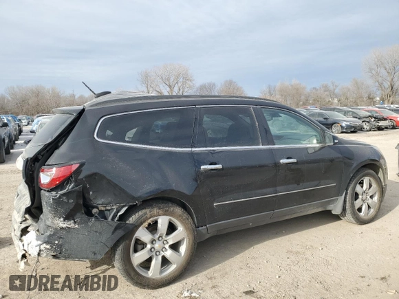 2016 Chevrolet Traverse LTZ with VIN 1GNKVJKD4GJ221628, listed as a Copart auction lot 42177025 with 118,263 mi miles and Salvage Title. Bid and sale history available at DreamBid. Image 3.