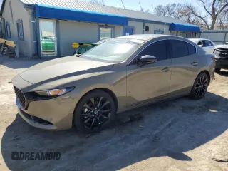2024 Mazda 3 Carbon Edition with VIN 3MZBPBXY8RM404442, listed as a Copart auction lot 48104015 with 16,382 mi miles and Salvage title. Bid and sale history available at DreamBid. Image 1.