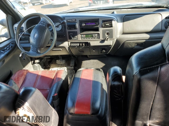 2007 Ford F-250 XL with VIN 1FTSW21P57EB36541, listed as a Copart auction lot 48382705 with 388,190 mi miles and Salvage title. Bid and sale history available at DreamBid. Image 8.