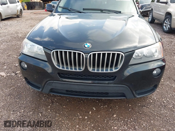 2013 BMW X3 xDrive28i with VIN 5UXWX9C51D0A21397, listed as a IAAI auction lot 41920794 with 158,593 mi miles. Bid and sale history available at carsss.com. Image 6.