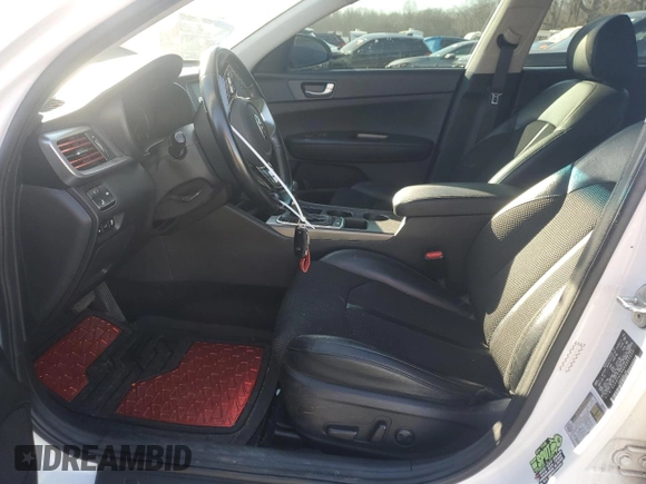 2019 Kia Optima LX with VIN 5XXGT4L36KG361222, listed as a Copart auction lot 49603395 with 38,560 mi miles and Salvage Title. Bid and sale history available at carsss.com. Image 7.