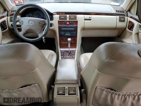 2002 Mercedes-Benz E-Class with VIN WDBJF82J52X062915, listed as a Copart auction lot 48284604 with 150,227 mi miles and Salvage Title. Bid and sale history available at carsss.com. Image 8.
