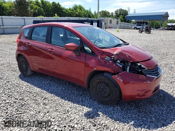 2015 Nissan Note S with VIN 3N1CE2CPXFL407731, listed as a Copart auction lot 55951245 with 133,284 mi miles and Salvage title. Bid and sale history available at DreamBid. Image 4.