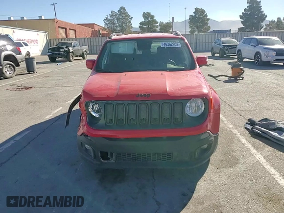 2018 Jeep Renegade Altitude with VIN ZACCJABBXJPJ55128, listed as a Copart auction lot 46362905 with 66,798 mi miles and Clean Title. Bid and sale history available at DreamBid. Image 10.
