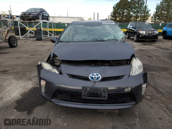 2012 Toyota Prius One with VIN JTDKN3DU1C5425677, listed as a Copart auction lot 52380585 with 0 mi miles and Salvage Title. Bid and sale history available at carsss.com. Image 5.