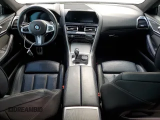 2020 BMW 8 Series M850i with VIN WBAGV8C02LCE26317, listed as a Copart auction lot 66147384 with 60,037 mi miles and Salvage Title. Bid and sale history available at carsss.com. Image 8.