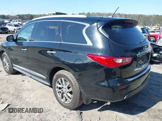 2014 Infiniti QX60 with VIN 5N1AL0MN9EC508017, listed as a IAAI auction lot 41591790 with 112,806 mi miles. Bid and sale history available at carsss.com. Image 3.