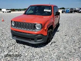 2018 Jeep Renegade Sport with VIN ZACCJBAB9JPH14873, listed as a Copart auction lot 58444785 with 106,816 mi miles and Salvage title. Bid and sale history available at DreamBid. Image 14.
