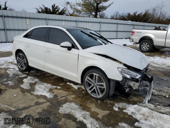 2020 Audi A3 Sedan Premium with VIN WAUAUGFF6LA070658, listed as a Copart auction lot 39063954 with 54,536 mi miles. Bid and sale history available at carsss.com. Image 4.